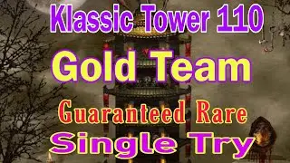 klassic tower 110 with Gold team| Talent tree and equipments