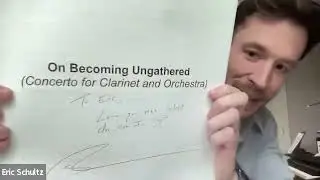 Eric Schultz interviews composer Armando Bayolo on new clarinet concerto, On Becoming Ungathered
