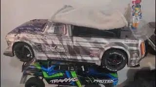 RC car wall rack