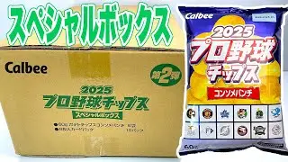 2025 プロ野球チップス スペシャルボックス 第2弾 開封 Japanese Baseball card カード カルビー Calbee 食玩 Japanese candy toys