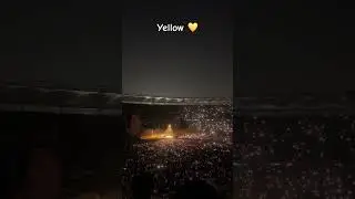 Yellow | Coldplay Live Concert | Ahmedabad #coldplay #coldplayconcert #coldplaylive
