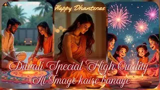 DIWALI SPECIAL HIGH QUALITY AI IMAGE KAISE BANAYE | HOW TO CREATE HAPPY DIWALI CREATIVE AI IMAGE