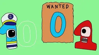 Octovigintillion lost his zeros - Wonderland number fanmade coloring story