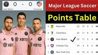 Major League Soccer Points Table 2025 | MLS Standing 2025 Today 29 July 2025