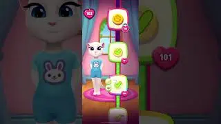 My talking Angela turned 102🥳🥳🥳Angelavstom#I love you Angela Tom❤️#my talking #games #my #gaming