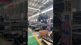 Ritec CNC Plate Drilling Machine Assembly Workshop Display