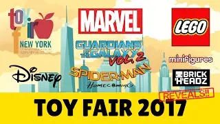 New York Toy Fair 2017 Highlights Part 2 - LEGO&reg; Marvel, Disney & Minifigure Reveals
