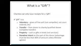 Charitable Receipting Do's and Don'ts