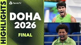 Alcaraz vs Fils For The Title 🏆 | Doha 2026 Final Highlights