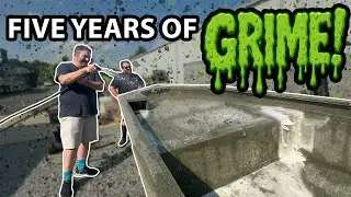 Очистка лодки от 5-летней грязи!