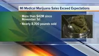 Medical marijuana sales in Michigan exceed $42M after four months