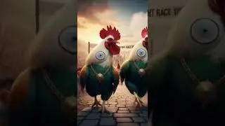 India and Pakistan have hen race #goviral #facts #ai #india #pakistan #racing #indiawins #hen