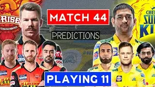 IPL 2021 - CSK VS SRH PLAYING 11 | CSK VS SRH IPL 2021 MATCH 44 | PITCH REPORT, TOSS & WINNERS