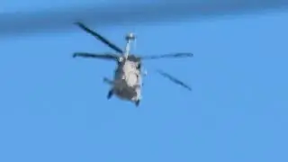 海上自衛隊SH-60K哨戒機（8444「44」）低空飛行で目の前／家の前を通過③2024年11月19日（火）【初】【墜落した8416と8443の同型機】【愛知県警航空隊に協力？】