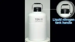 TAINCHI portable 10L liquid nitrogen cryogen container cryogenic liquid nitrogen storage tank