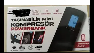 Bim in Mini Kompresör Powerbank  Testi #reklam değildir