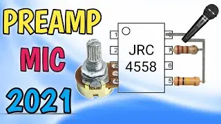 Membuat Pre Amp Mic JRC 4558 Sederhana