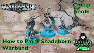 Cheap Shots:  How to Cheaply Paint the Shadeborn for Warhammer:  Underworlds