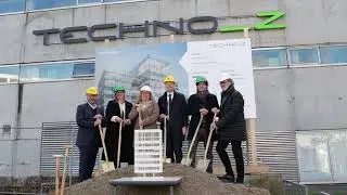 Spatenstich Techno Head Science City Itzling