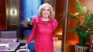 &Uacute;nica de verdad: Mirtha regres&oacute; de la Costa y arranc&oacute; su programa con un impactante vestido fucsia
