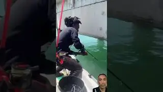 This Big Fish Nearly Pulled Fisherman In #Shorts 🐟