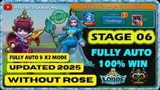 Lords Mobile Limited Challenge Trick vs Trick Stage 3 Auto Without Rose| Petite Devil Stage 3 Auto