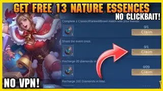 GET FREE 13 NATURE'S ESSENCE | NO VPN! | MOBILE LEGENDS BANG BANG
