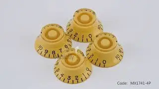 Musiclily Pro Left Handed Metric Top Hat Bell Knobs Tone Volume Control for Epi LP SG Guitar 360show