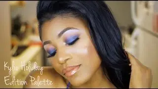 Kylie Jenner Holiday Edition Kyshadow Palette Tutorial + Review | Beauty With Vee ♡