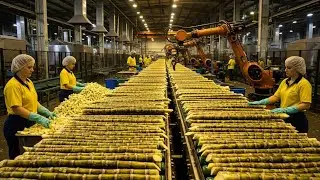 Inside a Giant Sugar Factory: How 10,000 Tons of Cane Becomes White Crystals