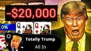 THE BAD LUCK BEGINS - US President Plays Poker Online