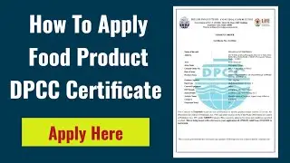 How To Apply Food Business Dpcc Pollution Certificate | Food Business Industry Dpcc Apply |