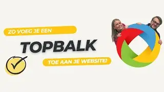 De Topbalk toevoegen aan je Website