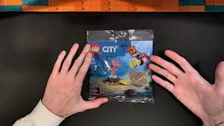 LEGO City Ocean Diver Polybag 30370 Build and Review! National Geographic, Nice Figure, and Animal!