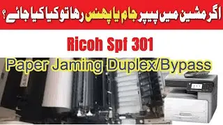 Ricoh 301 paper jam | Ricoh 301 paper misfeed | Paper jam problem ricoh mp 301