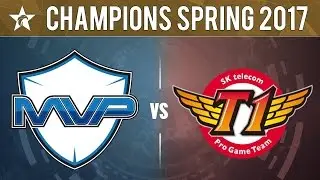 Highlights: LCK Spring 2017 - MVP vs SKT - Full Series