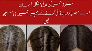 Grey coverage  full theory  tutorial/  root touch up /By Aisha Nazir
