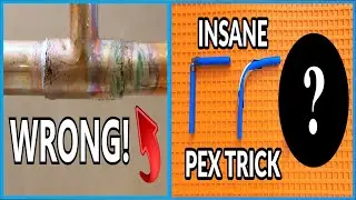 5 Tricks / Pex Pipe Fitting / Pex Plumbing Installation / pex crimping tool / So Trend