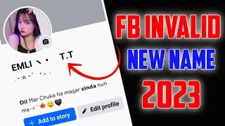 2023 Facebook Invalid name account | Facebook id name change problem @Trickmaster412