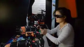Amazing 4D Yiji gun shooting game machine!