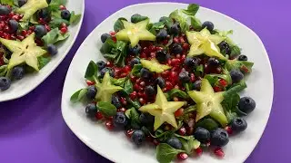 Unglaublich lecker! Festlicher Salat f&uuml;r Weihnachten und Silvester. #549