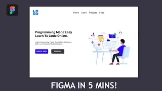 Figma Tutorial in 5 MINS! | Learn FIGMA | UI Design Figma #figma #uidesign #figmatutorial #uidesign