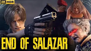 END OF SALAZAR! 🔥 LEON&rsquo;S FINAL CASTLE FIGHT | RE4 REMAKE CHAPTER 12