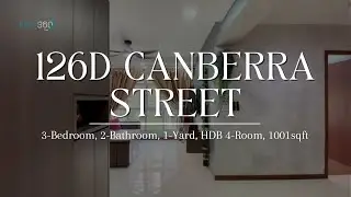 126D Canberra Street: 3-Bedroom HDB Flat | Virtual Tour by Real360