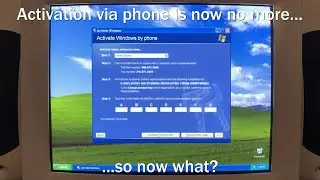 Активация Windows XP онлайн (не по телефону) в 2025 году (с одним нюансом)