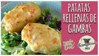 Patatas rellenas de gambas con Thermomix 🥔🦐 | MUY FÁCILES