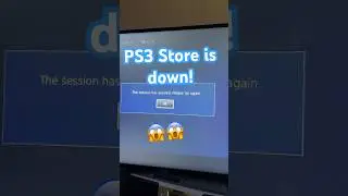 PlayStation 3 store is down! #ps3 #psn #playstation #sonyplaystation #playstation3