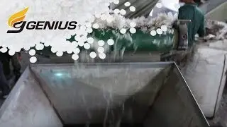 DW 350 PE film bag screw press dryer/plastic film squeezing machine/dryer