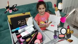 MAKYAJ YAPTIK!!! Ama Elif SİNEME değil!!! @PrensesLinaTv @familygamestv.