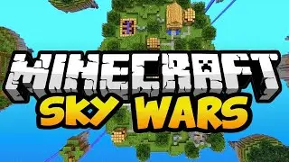 Playing Sky Wars in Minecraft || very epic win || 6 kills || McBlend
